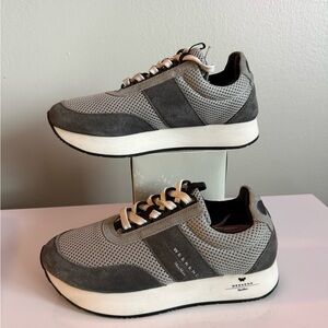 Max Mara Weekend Butterfly Logo Gray Mesh Women's Sneakers